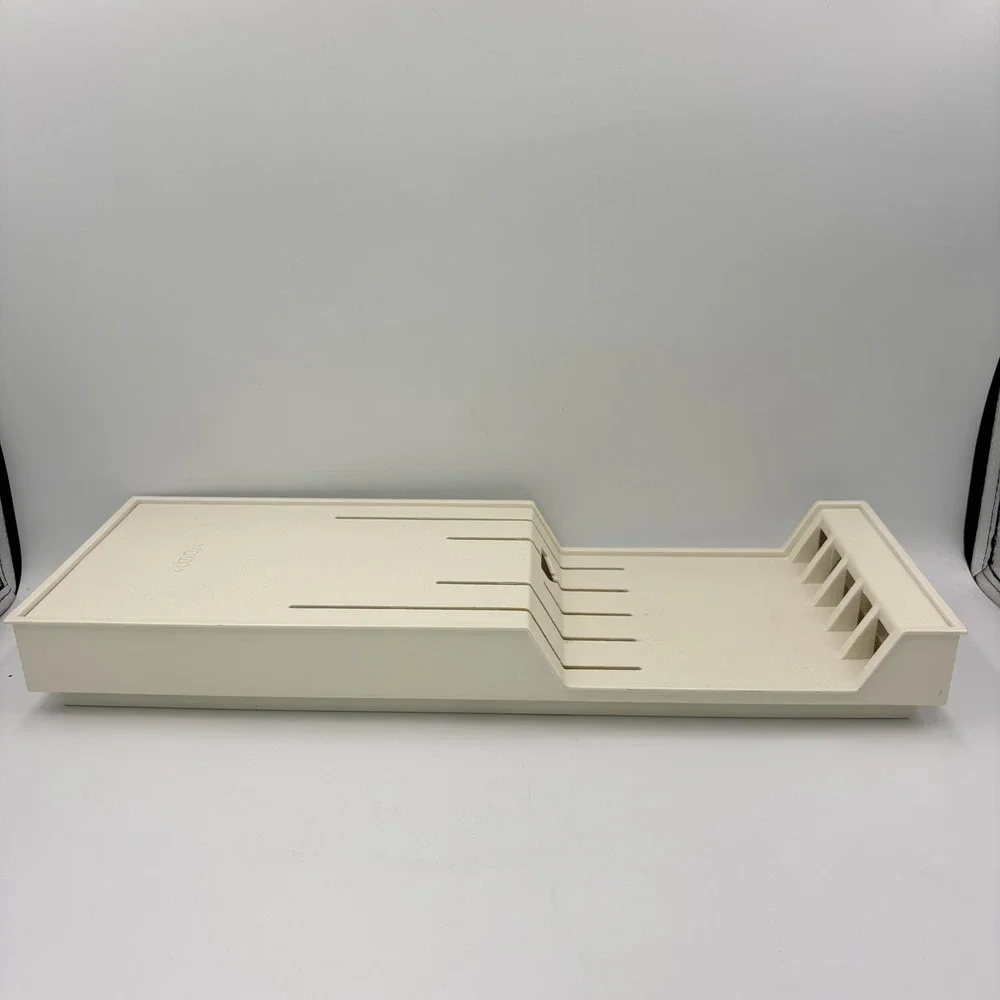 Cutco Knife Holder White Plastic Wall Mount‎ Drawer Tray 1720 USA Made Kitchen